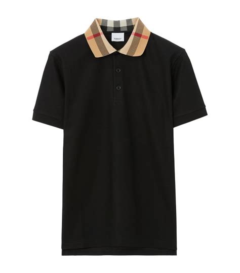 burberry london polo|check collar polo shirt burberry.